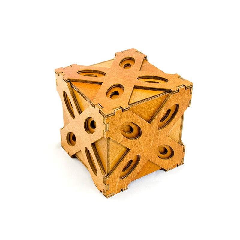 Wooden Puzzle Solving Mechanism Magic Box Toy