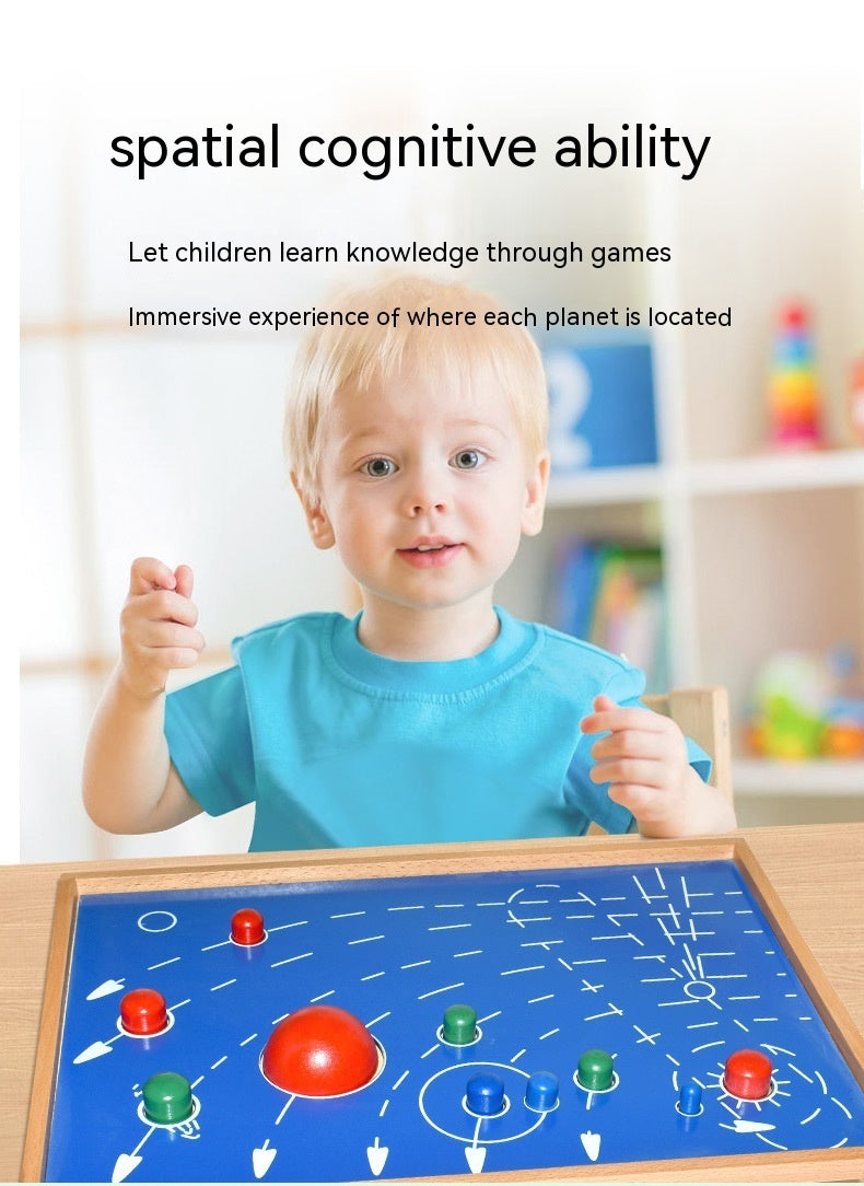 Montessori Solar System Nine Planets Eight Planets Geography Science Culture Teaching Toys Early Education Puzzle In Stock Wholesale